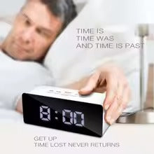 Mirror LED Alarm Clock view 3