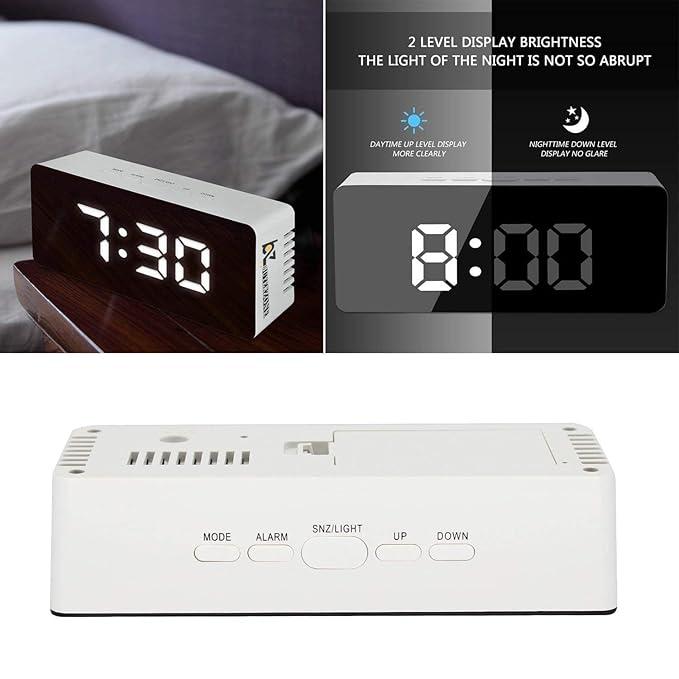 Mirror LED Alarm Clock main product image