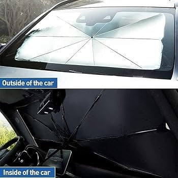 Windshield Sunshade Umbrella view 3